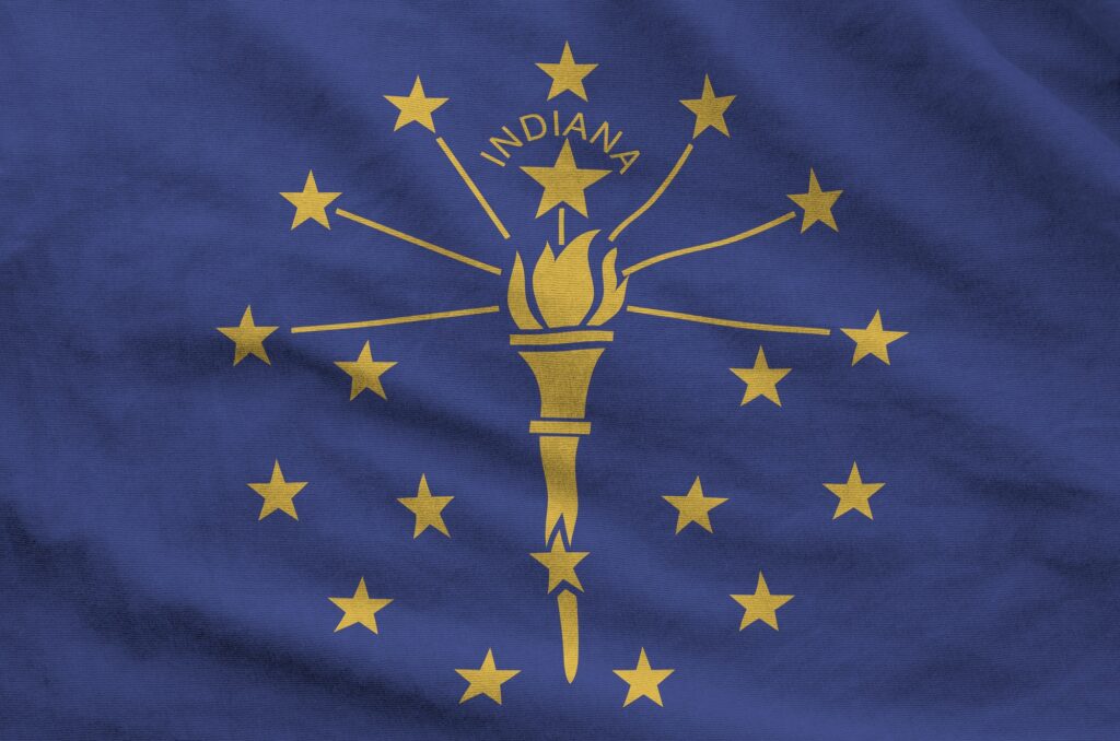 Flag of Indiana